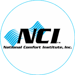 NCI certified badge: National Comfort Institute, Inc.